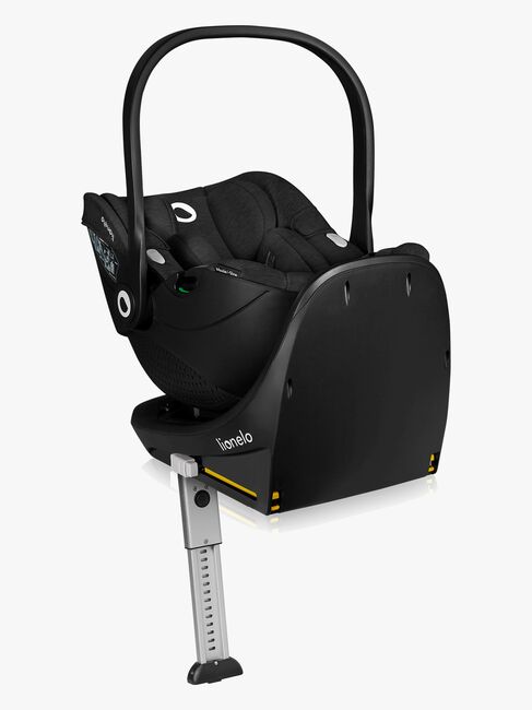 Lionelo Moxie i-Size Autostol Baby inkl. Base, Black Carbon