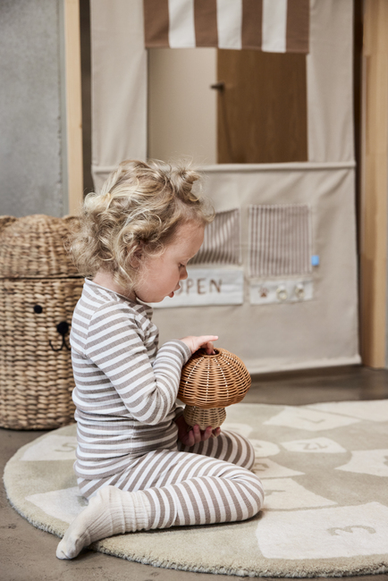 OYOY Mushroom Rattan Nattlampa, Nature