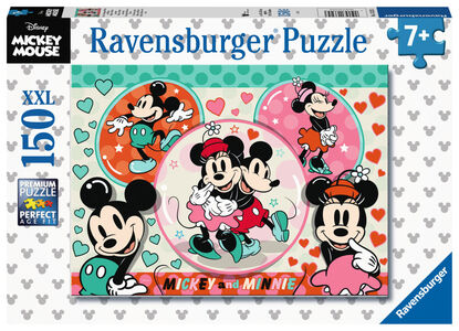 Ravensburger Puslespil Disney Mickey & Minnie Mouse 150 Brikker