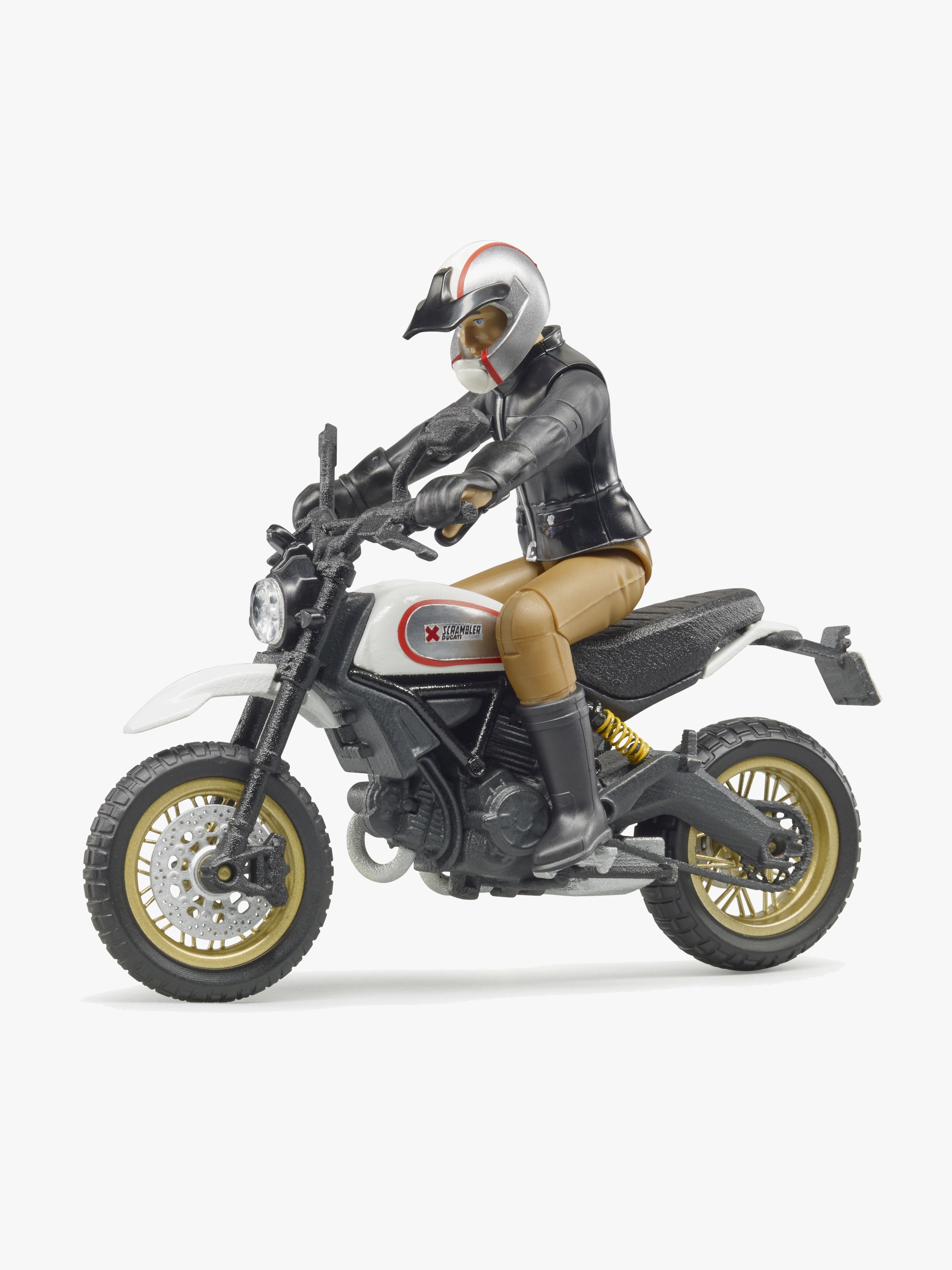 Bruder Ducati Scrambler Desert Sled m. Fører