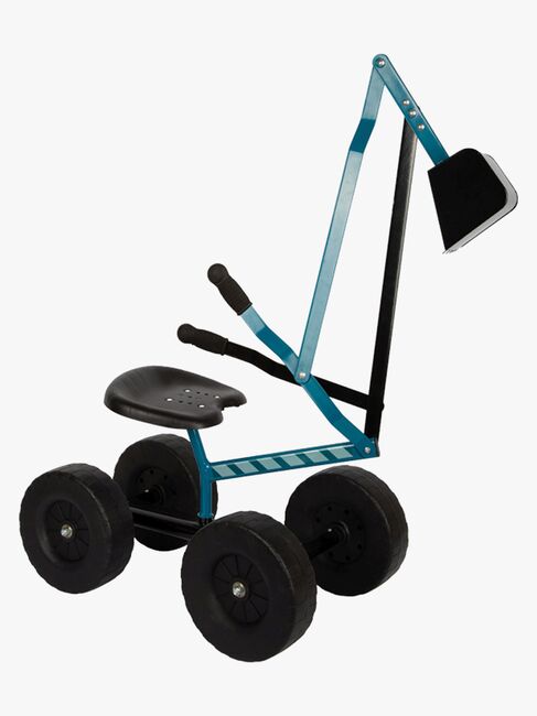 Small Foot Gravemaskine med Hjul, Blå