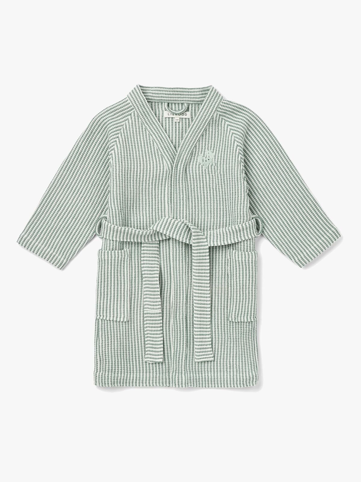 LIEWOOD Bertha Badekåbe Stripe, Peppermint/Creme de la Creme