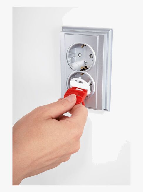 Reer Sikkerhedsstik 6-pak, Hvid