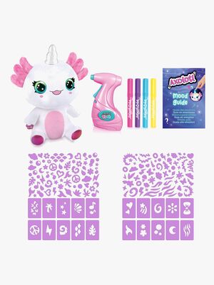 Canal Toys Airbrush Plush Bamse Axolotl