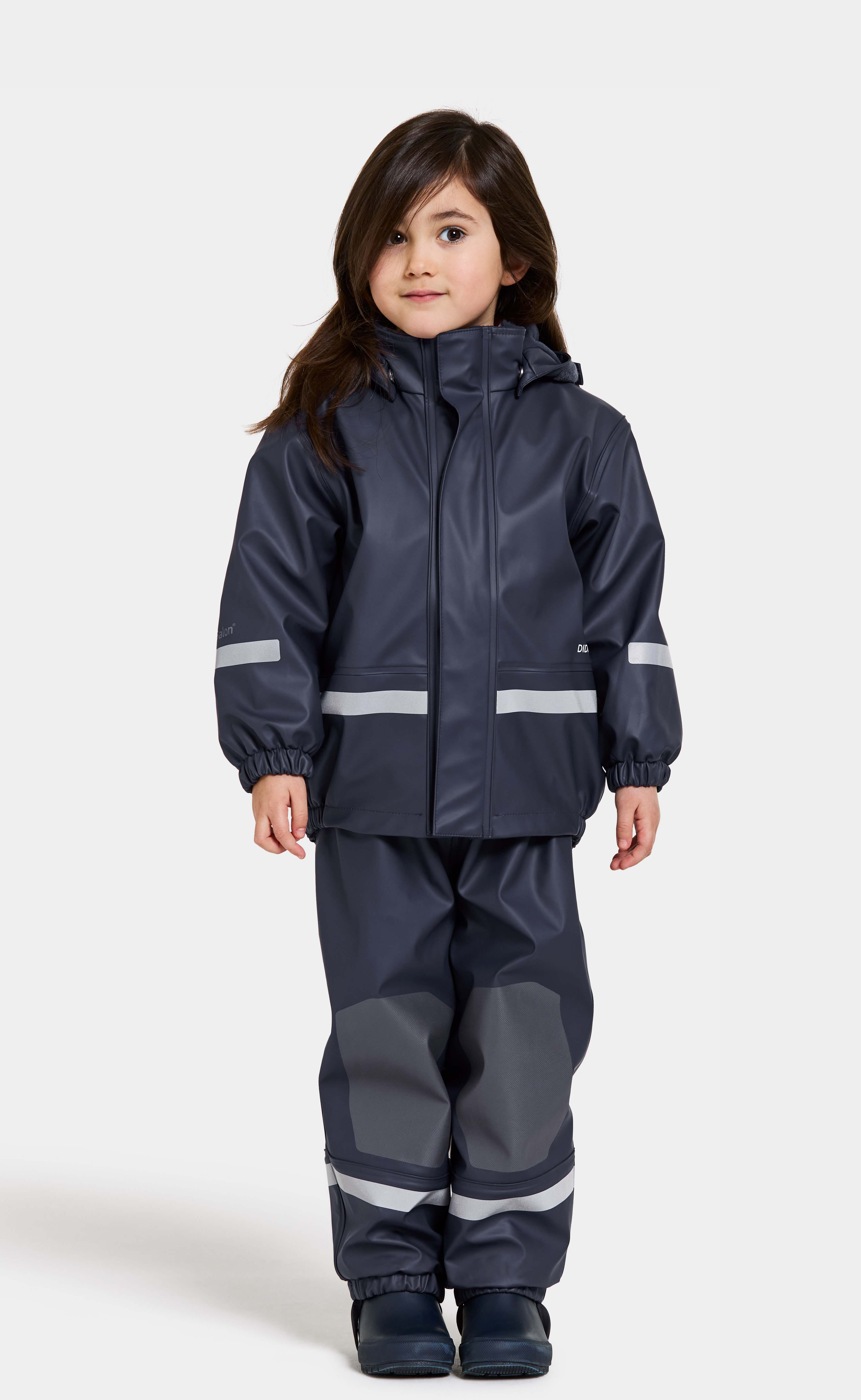 Didriksons Boardman Foret Regnsæt, Navy, 120, Regntøj børn - Bedst i test