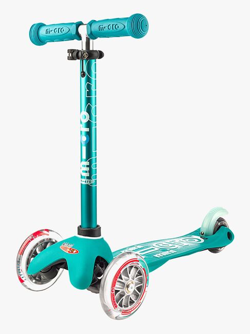 Micro Løbehjul Trehjulet Mini 3-i-1 Deluxe, Turkis