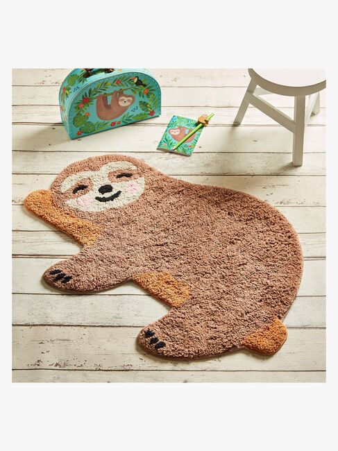 Sass & Belle Gulvtæppe 70x48 Happy Sloth