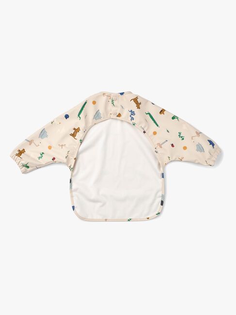 LIEWOOD Merle Cape Hagesmæk med Tryk, Around the world/Sandy