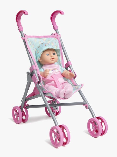 Cloudberry Castle Dukke Leah med Klapvogn