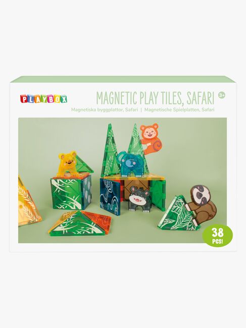 Playbox  Magnetiske Brikker Safari 38 Dele