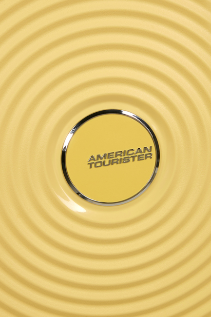 American Tourister Soundbox Spinner Kuffert 35,5L, Pastel Yellow