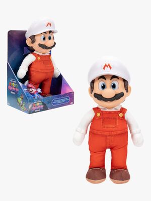 Super Mario Galaxy Movie Bamse Fire Mario 35 cm