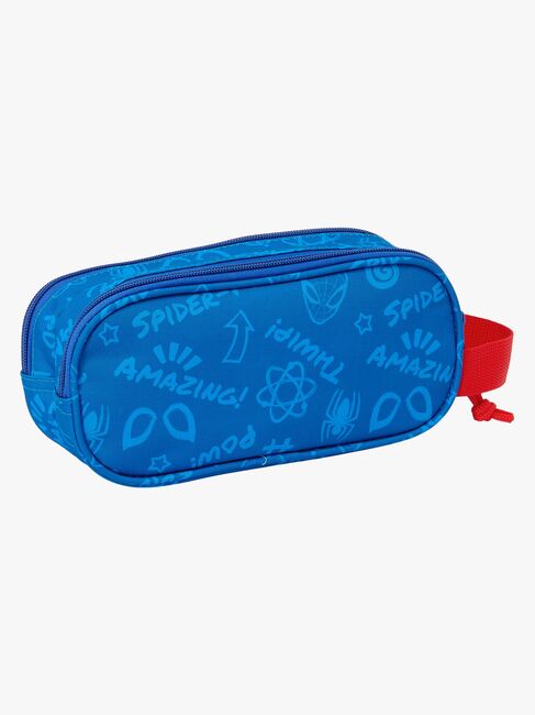 Marvel Spider-Man 3D Dobbelt Penalhus, Rød/Marineblå
