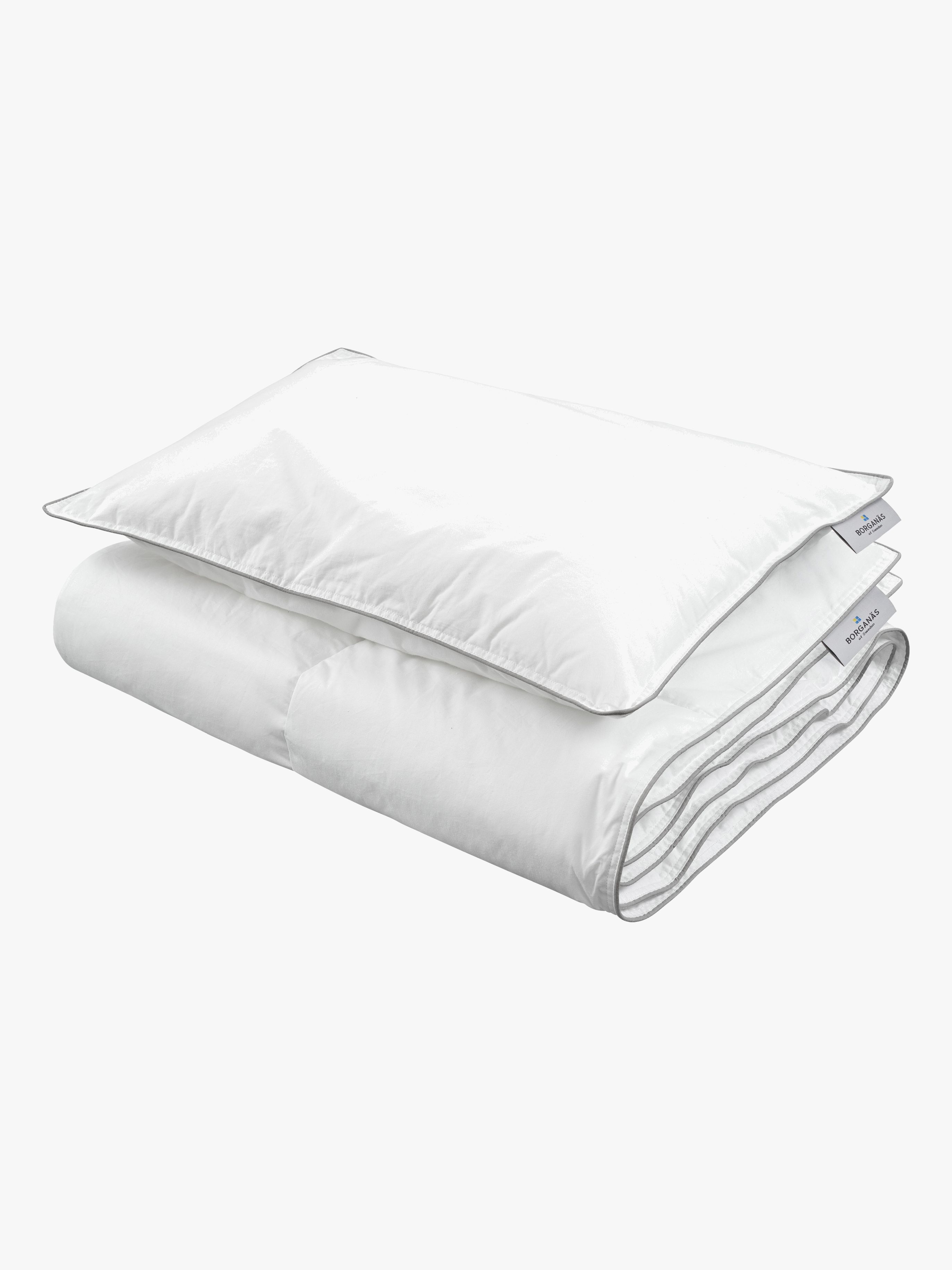 Borganäs Dyne og Hovedpude Luksusfiber Tremmeseng 100x130