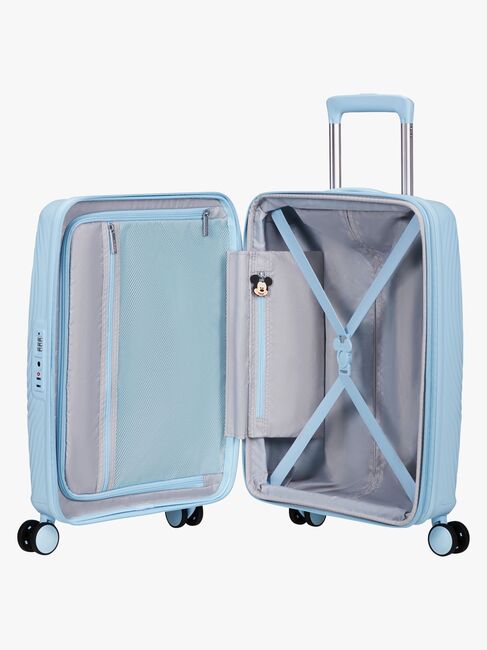 American Tourister Mickey Magic Spinner Kuffert 37-44L, Pastel Blue