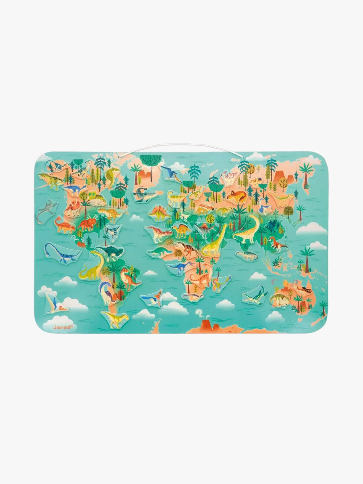 Janod DINO  Magnetisk Verdenskort
