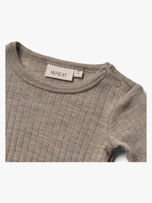 Wheat Frankie Heldragt Merinould, Khaki Melange