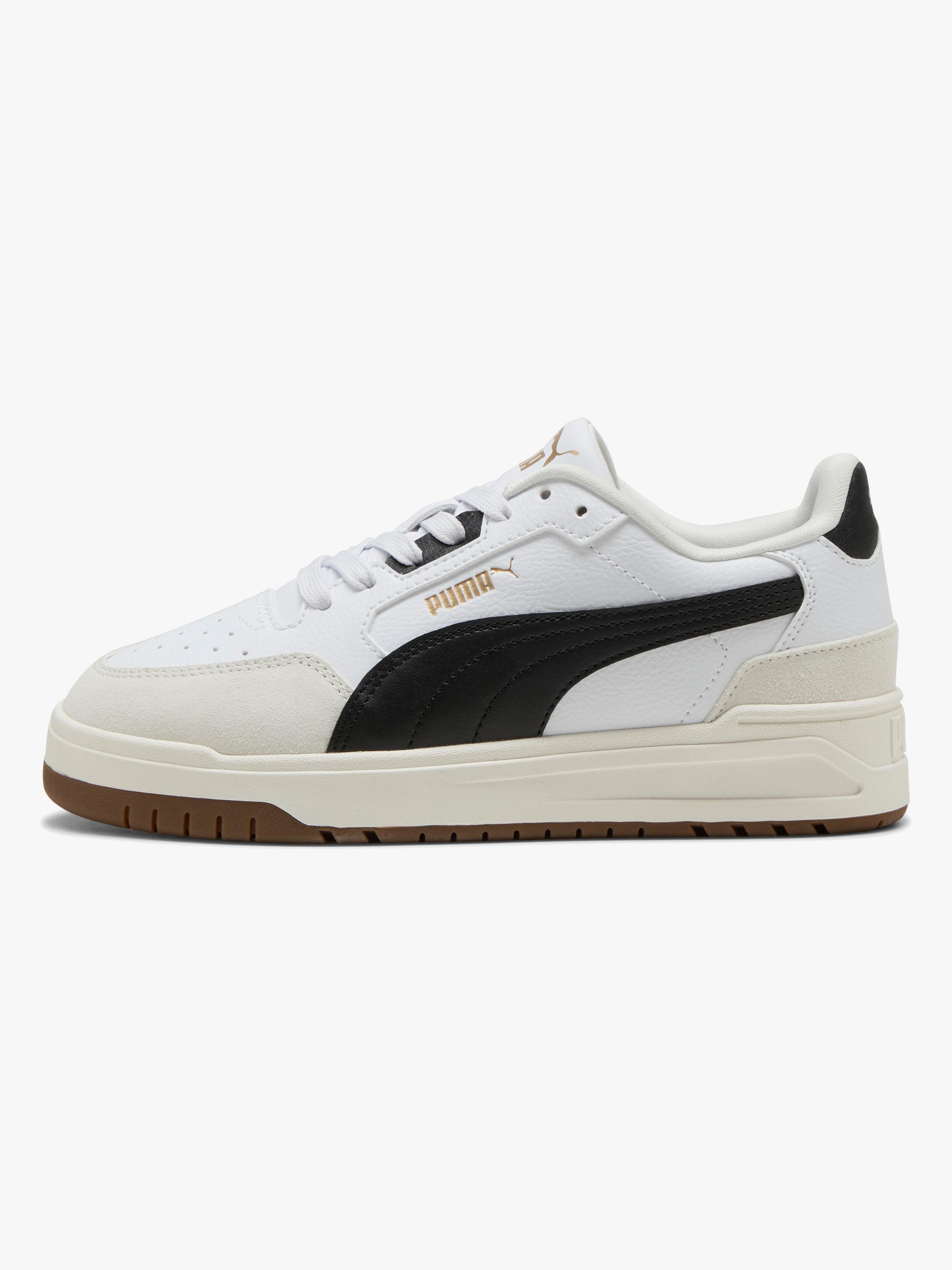 Puma Shuffle Downtown Lo OG Jr Sneakers, White/Black, 39