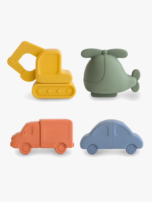 Mushie Badelegetøj Transportmiddel 4-pak