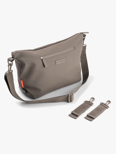 Done By Deer Pusletaske med Barnevognskroge, Taupe