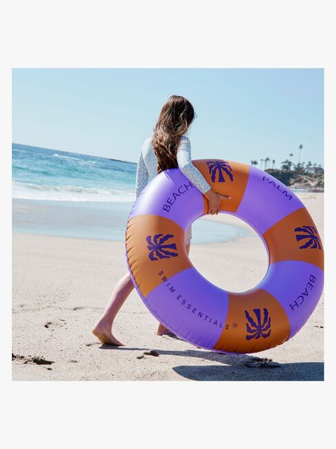 SwimEssentials Badering 120 cm, Palm Trees Purple