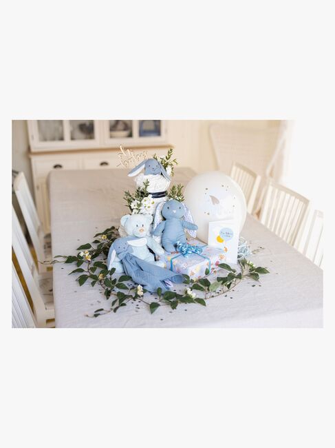 Teddykompaniet Bamse Kanin Elina 20 cm, Himmelblå