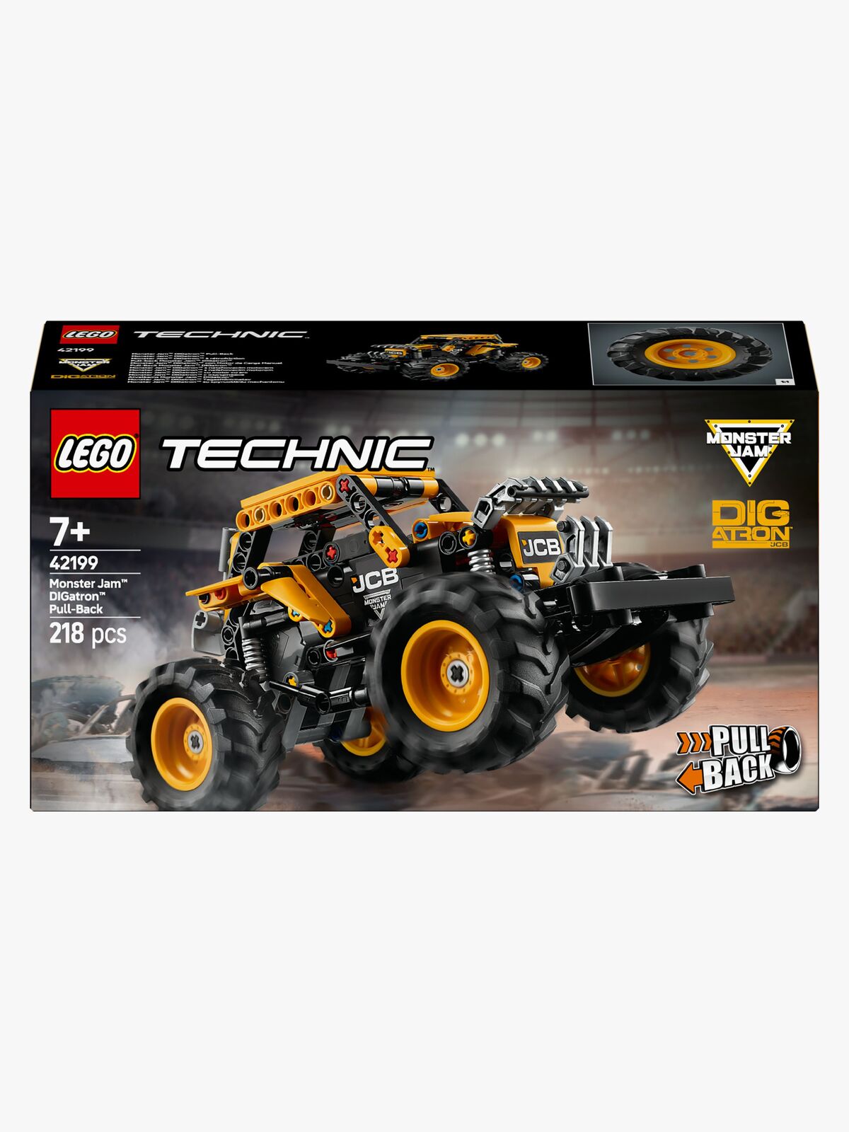 LEGO Technic 42199 Monster Jam DIGatron pull-back