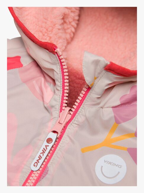 Viking Play  Vendbar Fleecetrøje, Light Pink