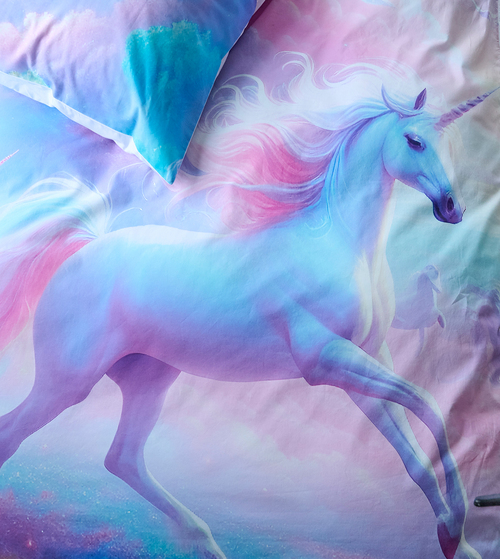 Borganäs Sengesæt Enhjørning 150x210