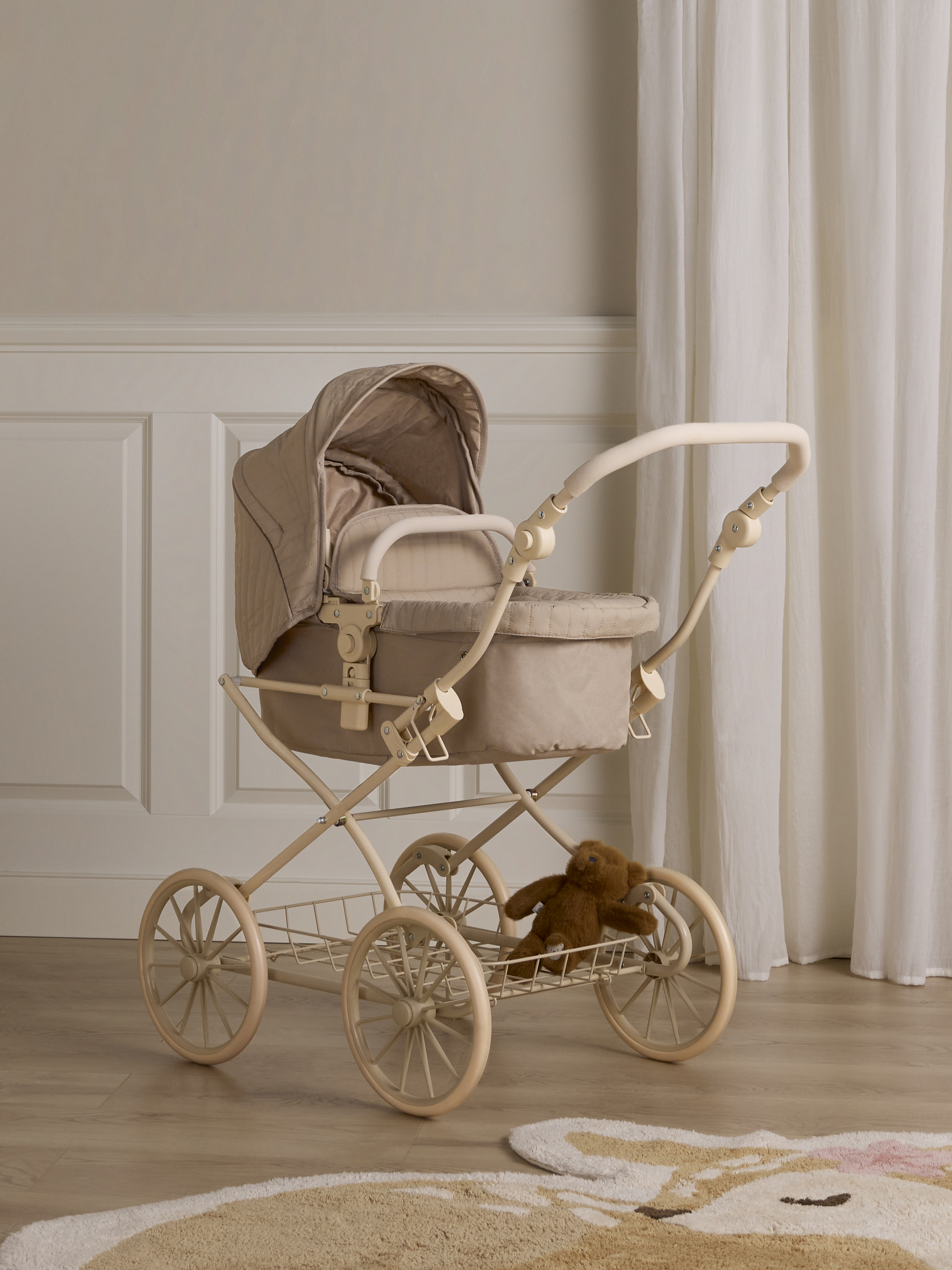 Alice & Fox Classic Dukkevogn, Taupe