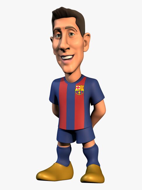 Minix Fodbold Samlerfigur Lewandowski FC Barcelona