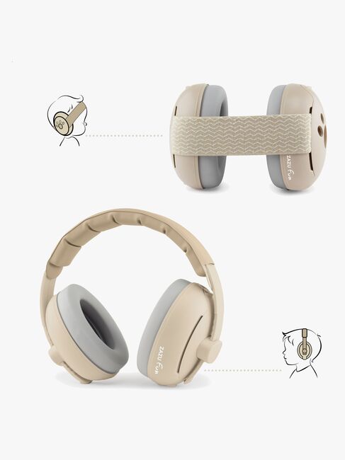 ZAZU Høreværn, Jr Beige