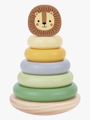 Tooky Toy Løve Stabeltårn, Multifarvet