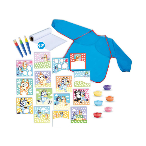 SES Creative Bluey Kreasæt Fingermaling Megaset