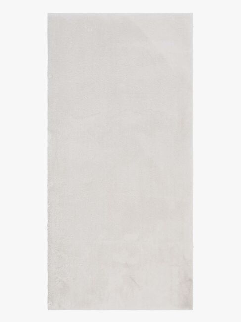 KM Carpets Cozy Gulvtæppe 80x160, White