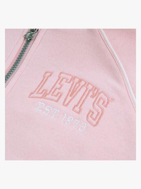 Levi's LVG Meet And Greet Full Zip Hættetrøje, Crystal Rose