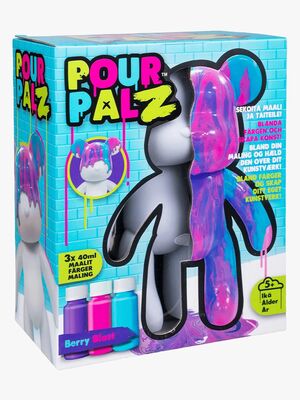 TOYMONSTER POUR PALZ DIY-sæt Mal Din Egen Bjørn, Berry Blast