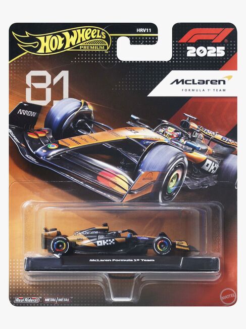 Hot Wheels F1 Racing Premium McLaren Oscar Piastri Racerbil 1:64