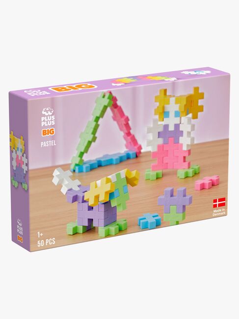Plus-Plus BIG Byggesæt Pastel Mix 50 Dele