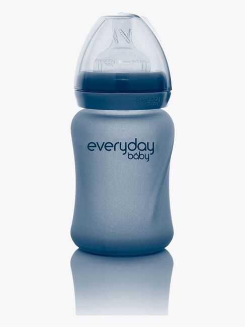 Everyday Baby Varmeindikator Sutteflaske Glas 150 ml Blåbær