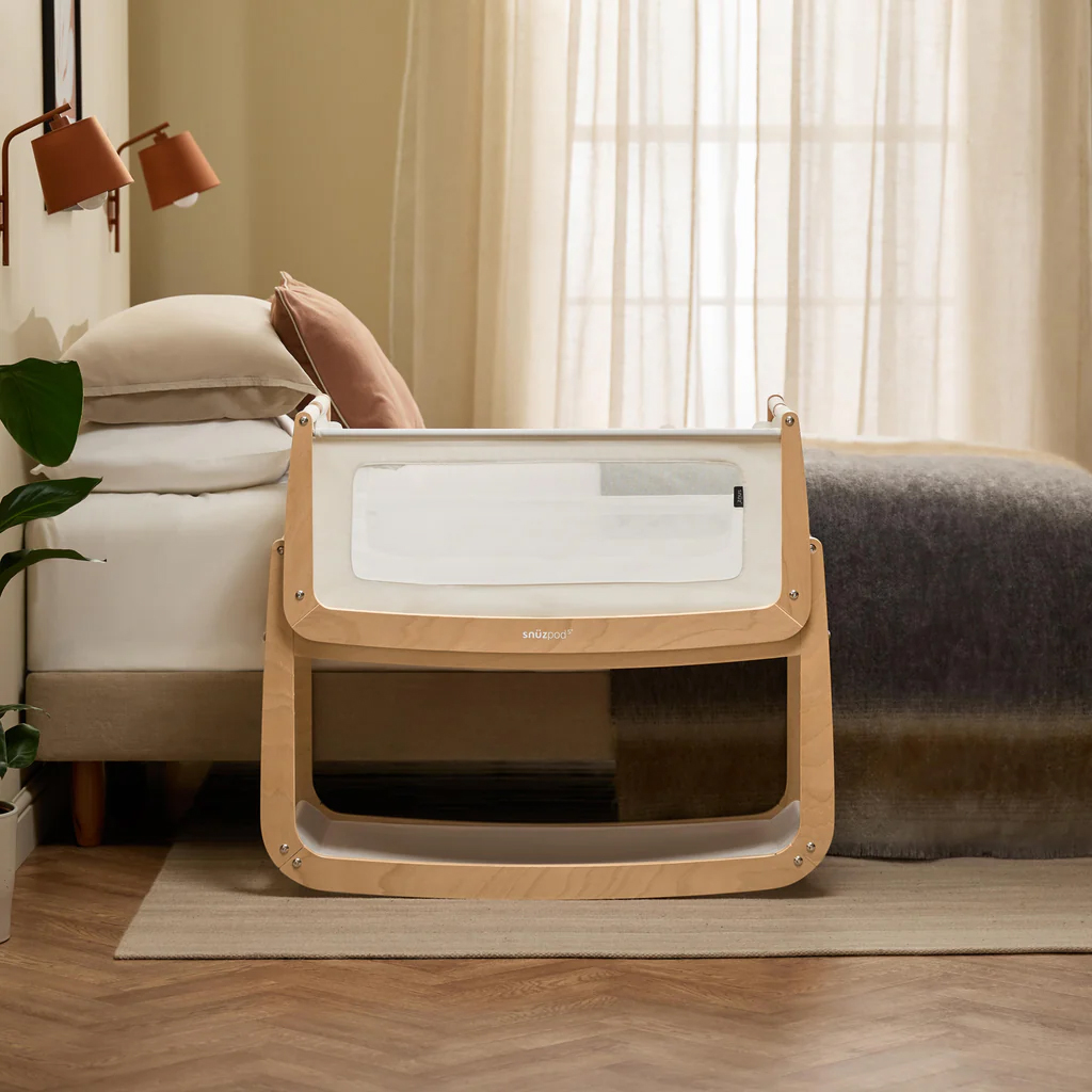 Snüz SnuzPod 5 Bedside Crib, Natural