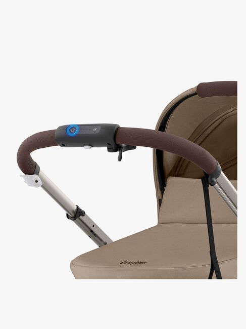 Cybex e-GAZELLE S Klapvogn, Almond Beige/Taupe