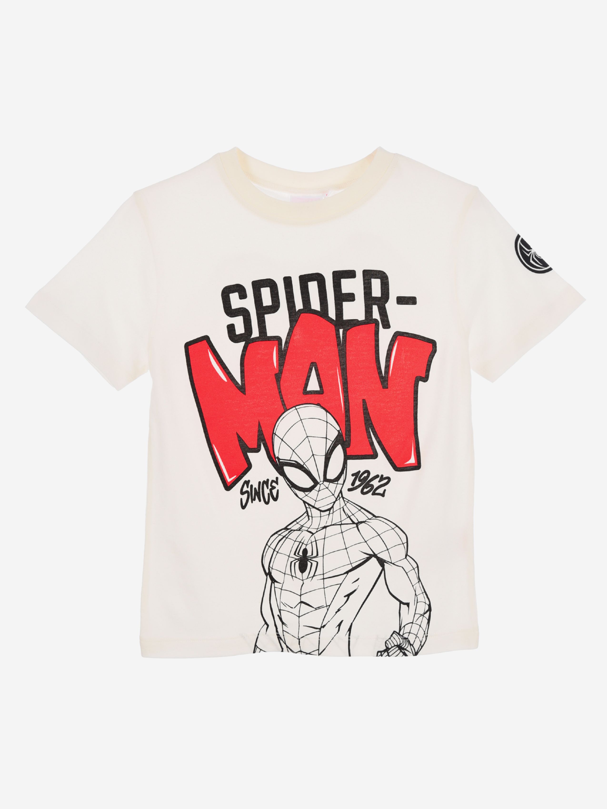 Marvel Spider-Man T-shirt, Hvid, 104-110