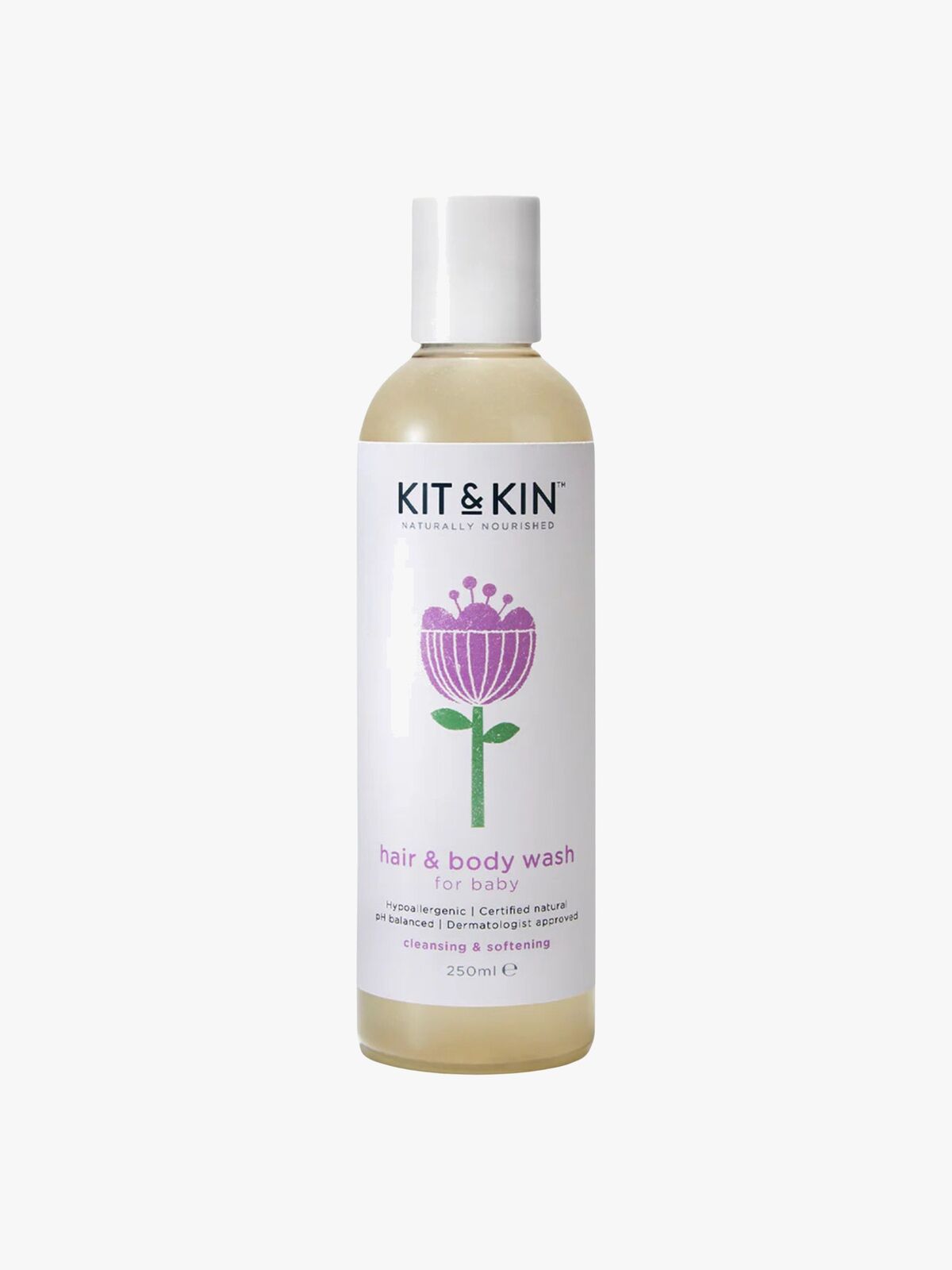 Kit & Kin Bodywash og Shampoo 250 ml