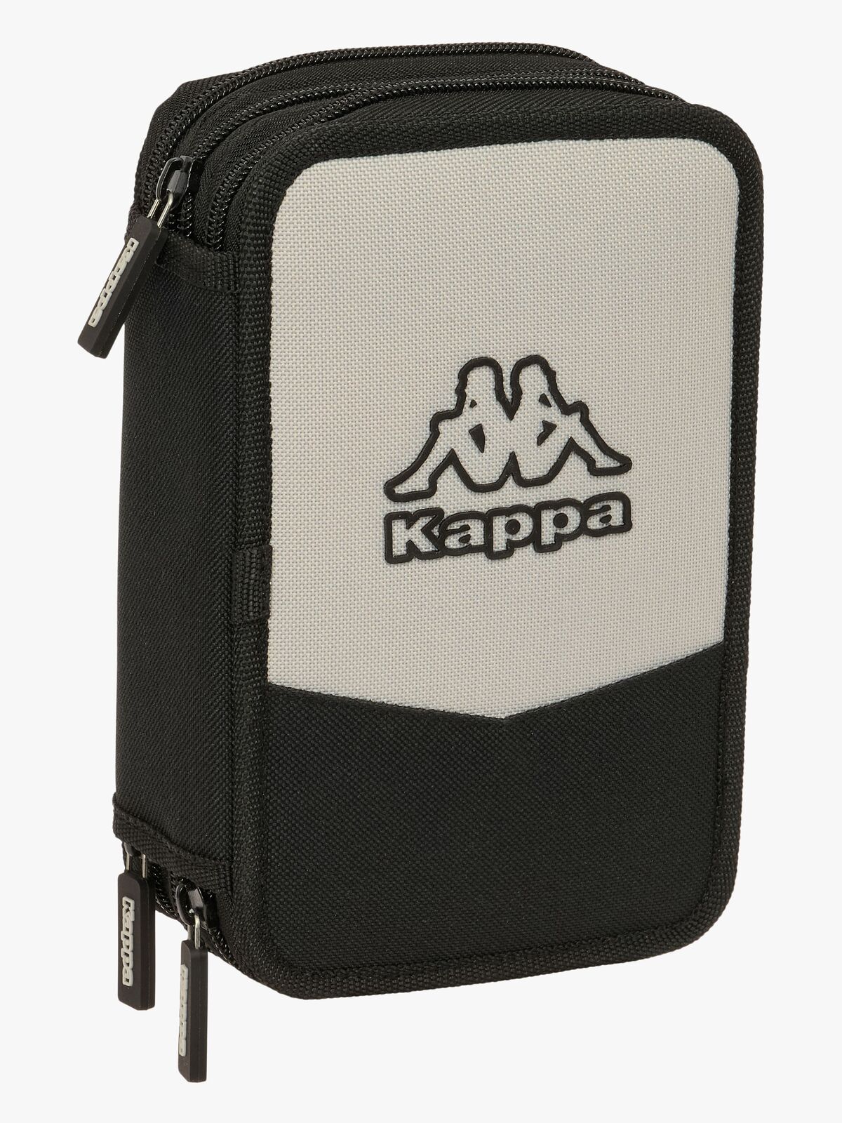 Kappa  Fyldt Penalhus med 3 Rum 37 Dele, Grå