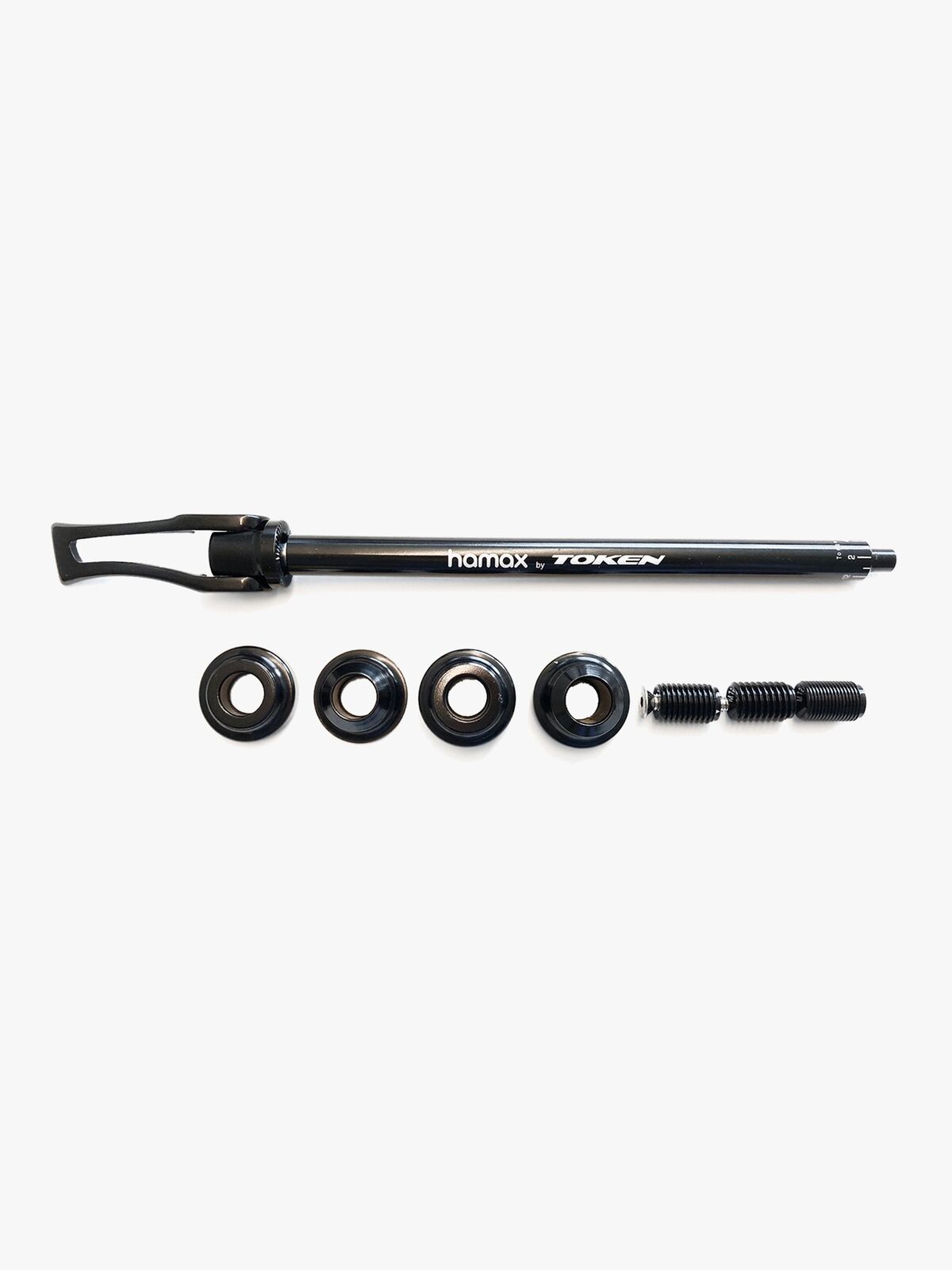 Hamax 12 mm aksel Universal, TOKEN, Sort