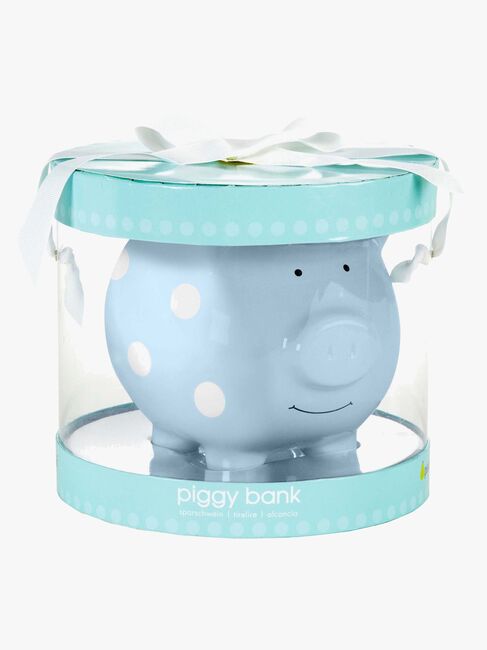 Pearhead Sparegris Medium, Polka Dot Blue