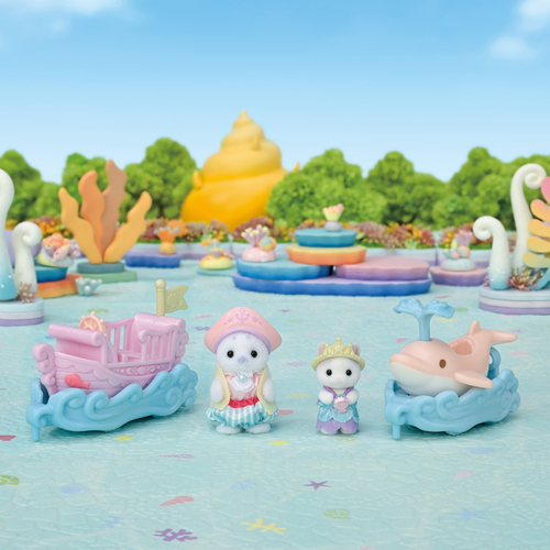 Sylvanian Families Legesæt Forlystelsespark Båd & Vogn