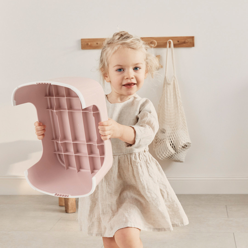 BabyBjörn Skammel, Powder Pink/White