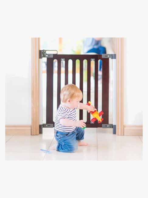 Safe & Care SafeGate Wood Skruegitter, Brun